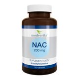 Medverita NAC 200 mg, N-acetylo L-cysteina, 180 kapsułek - miniaturka zdjęcia produktu