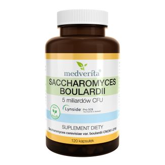 Medverita Saccharomyces Boulardii,120 kapsułek - zdjęcie produktu