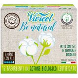 Vivicot Be Natural, podpaski higieniczne, z organicznej bawełny, ze skrzydełkami, 12 sztuk - miniaturka zdjęcia produktu
