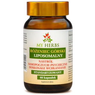 My Herbs Herbs Liposomalny Różeniec Górski, 60 kapsułek My Herbs Herbs Liposomalny Różeniec Górski, 60 kapsułek - zdjęcie produktu