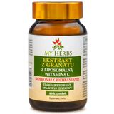 My Herbs Ekstrakt z granatu z liposomalną witaminą C, 80 kapsułek - miniaturka zdjęcia produktu