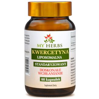My Herbs Liposomalna Kwercetyna, 60 kapsułki My Herbs Liposomalna Kwercetyna, 60 kapsułki - zdjęcie produktu