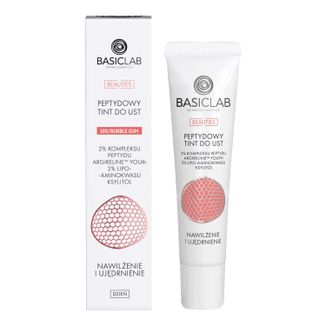 BasicLab Beauties 100/bubble gum, peptydowy tint do ust, 15 ml - zdjęcie produktu