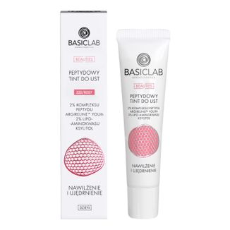 BasicLab Beauties 220/rosy, peptydowy tint do ust, 15 ml - zdjęcie produktu