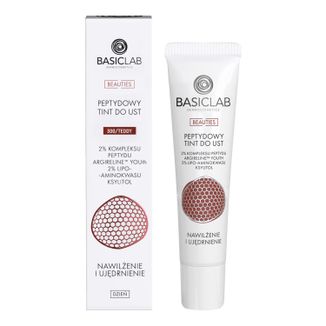 BasicLab Beauties 300/teddy,  peptydowy tint do ust, 15 ml - zdjęcie produktu