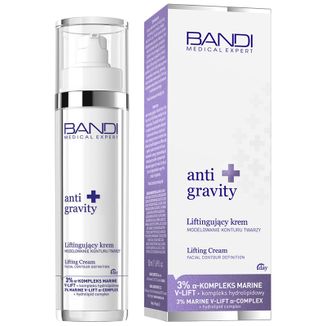 Bandi Medical Expert anti gravity, liftingujący krem, modelowanie konturu twarzy, na dzień, 50 ml - zdjęcie produktu