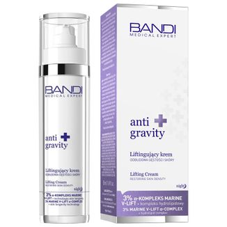 Bandi Medical Expert anti gravity, liftingujący krem, odbudowa gęstości skóry, na noc, 50 ml - zdjęcie produktu