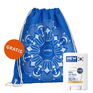 Nivea Sun, sztyft przeciwsłoneczny do twarzy, SPF 50+, 15 g + plecak plażowy gratis - zdjęcie produktu