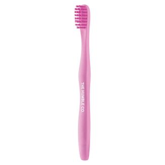 The Humble Co. Kids, szczoteczka do zębów dla dzieci, extra soft, różowa, od 2 lat, 1 sztuka - zdjęcie produktu