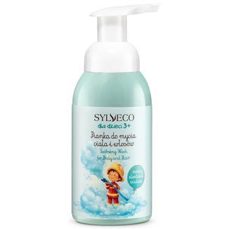 Sylveco Dla Dzieci, pianka do mycia ciała i włosów, guma balonowa, od 3 lat, 290 ml Sylveco Dla Dzieci, pianka do mycia ciała i włosów, guma balonowa, od 3 lat, 290 ml - zdjęcie produktu
