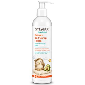 Sylveco Dla Dzieci, balsam do twarzy i ciała, olej awokado, 300 ml Sylveco Dla Dzieci, balsam do twarzy i ciała, olej awokado, 300 ml - zdjęcie produktu