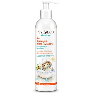 Sylveco Dla Dzieci, żel do mycia ciała i włosów, olej awokado, od urodzenia, 300 ml Sylveco Dla Dzieci, żel do mycia ciała i włosów, olej awokado, od urodzenia, 300 ml - zdjęcie produktu