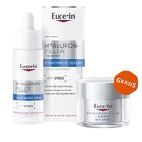 Eucerin Hyaluron-Filler, serum intensywnie nawilżająco-regenerujące, 30 ml + krem do twarzy na dzień z kwasem hialuronowym, każdy rodzaj skóry, SPF 30, 20 ml gratis - miniaturka zdjęcia produktu