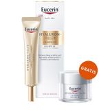 Eucerin Hyaluron Filler + Elasticity, ujędrniający krem przeciwzmarszczkowy pod oczy, SPF 20, 15 ml + krem do twarzy na dzień, SPF 30, 20 ml gratis - miniaturka zdjęcia produktu