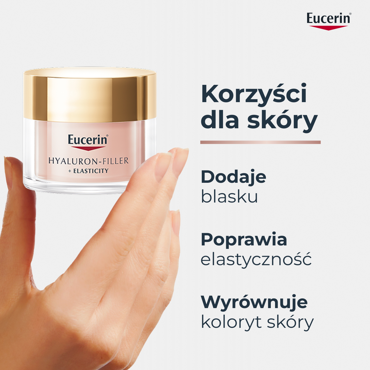 Набор Eucerin Hyaluron-Filler + Elasticity: розовый крем для лица SPF 30 50 мл и дневной крем SPF 30 20 мл — фото 8