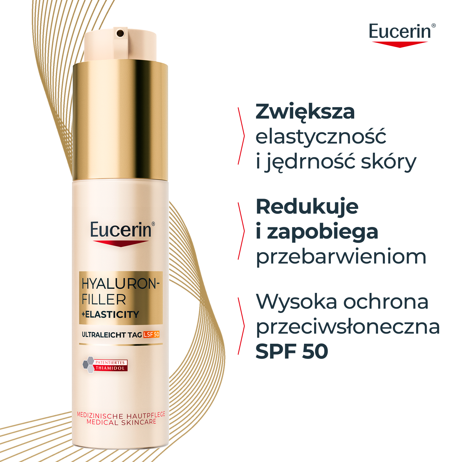 Набор Eucerin Hyaluron-Filler + Elasticity: дневной крем SPF 50 50 мл и дневной крем SPF 30 20 мл — фото 4