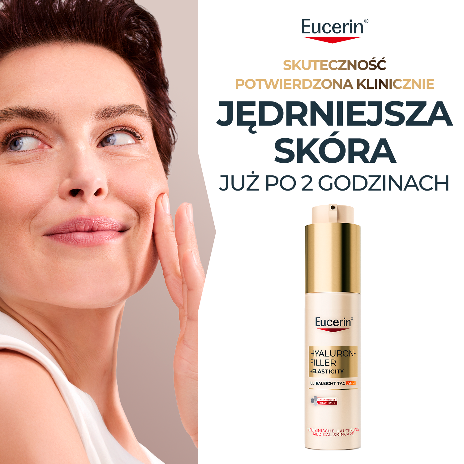 Набор Eucerin Hyaluron-Filler + Elasticity: дневной крем SPF 50 50 мл и дневной крем SPF 30 20 мл — фото 8