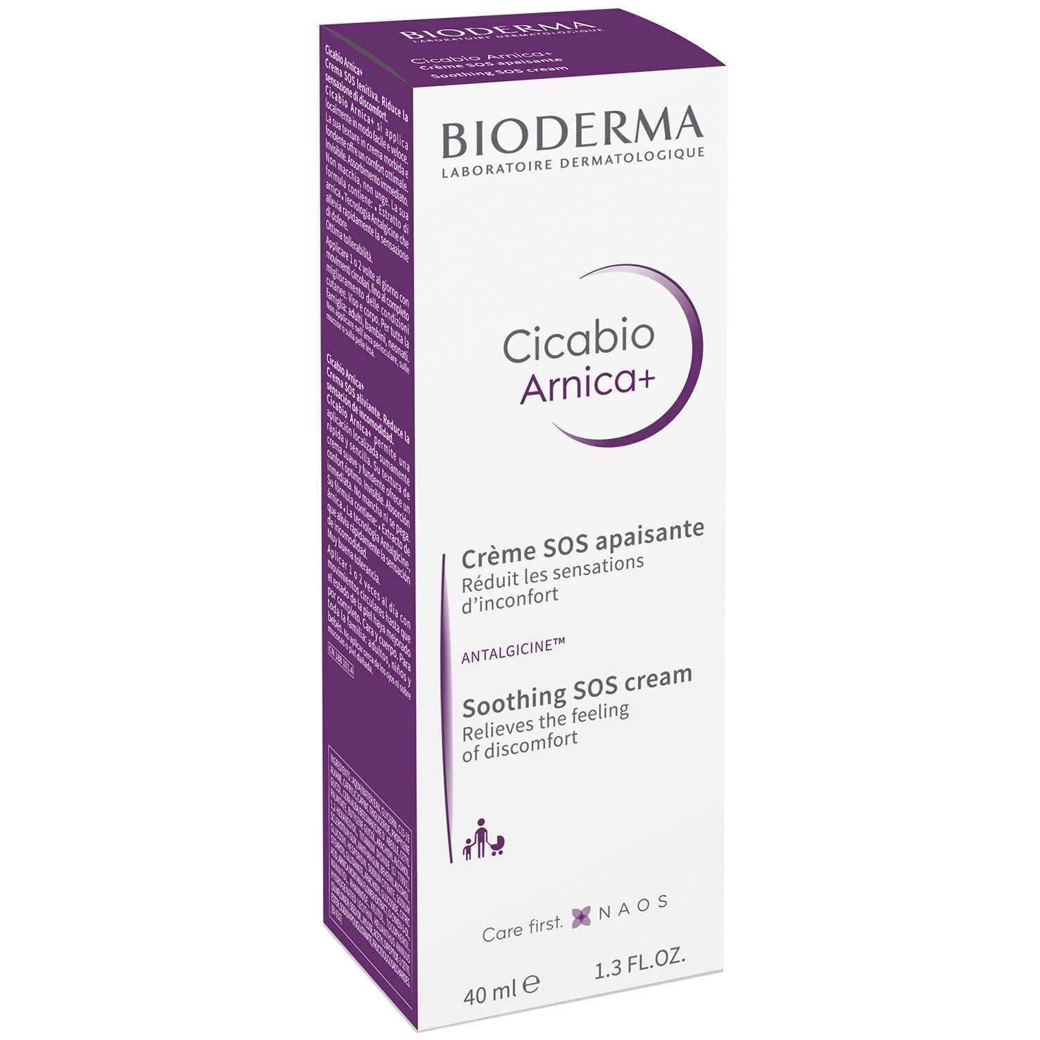 Набор Bioderma: крем Cicabio Arnica+ от синяков и отеков 40 мл и мицеллярная вода 100 мл — фото 3