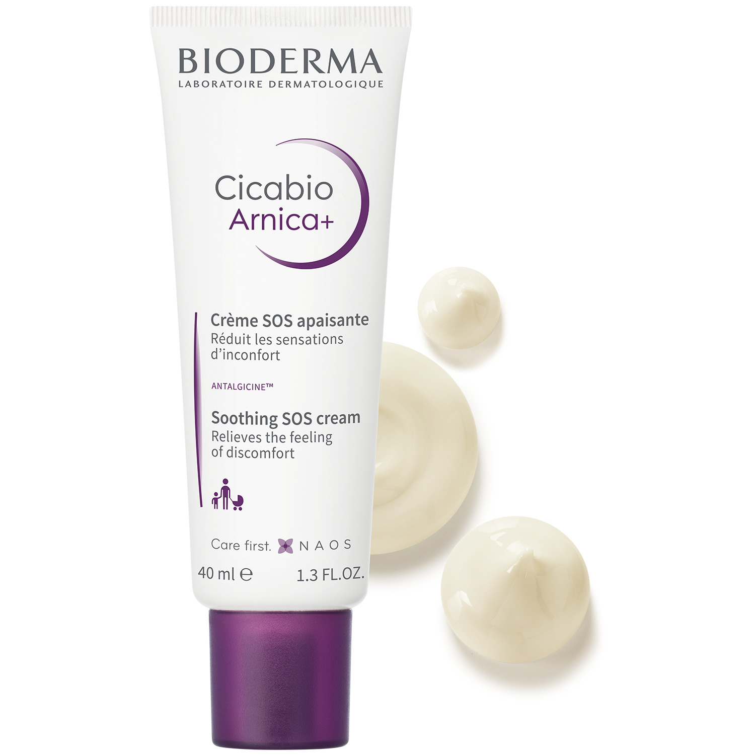 Набор Bioderma: крем Cicabio Arnica+ от синяков и отеков 40 мл и мицеллярная вода 100 мл — фото 4