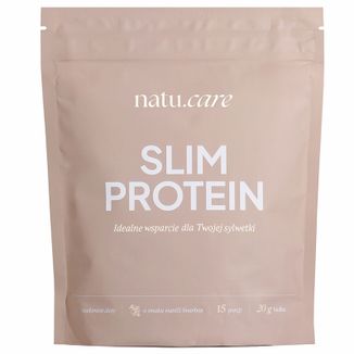 Natu Care Slim Protein, smak wanilii bourbon, 375 g - zdjęcie produktu