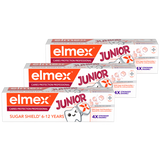 Zestaw Elmex Anti-Caries Professional Junior, pasta do zębów dla dzieci, 6-12 lat, 3 x 75 ml Zestaw Elmex Anti-Caries Professional Junior, pasta do zębów dla dzieci, 6-12 lat, 3 x 75 ml - miniaturka zdjęcia produktu