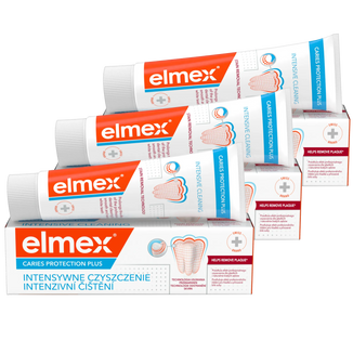 Zestaw Elmex Intensive Cleaning, pasta do zębów, 3 x 50 ml - zdjęcie produktu
