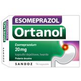 Esomeprazol Ortanol 20 mg, 14 kapsułek - miniaturka zdjęcia produktu