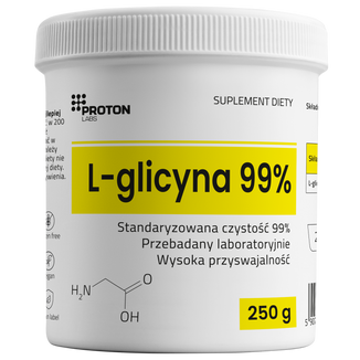 Proton Labs L-glicyna 99%, 250 g - zdjęcie produktu