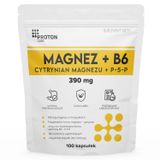 Proton Labs Magnez (cytrynian magnezu) + B6 (P-5-P), 100 kapsułek - miniaturka zdjęcia produktu