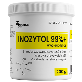 Proton Labs Inozytol 99%+ (myo-inositol), 200 g - zdjęcie produktu