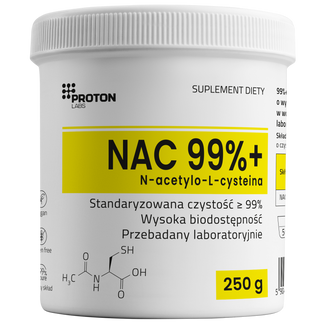 Proton Labs NAC 99% (n-acetylo-l-cysteina), 250 g - zdjęcie produktu