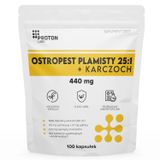 Proton Labs Ostropest plamisty 25:1 + Karczoch, 100 kapsułek - miniaturka zdjęcia produktu