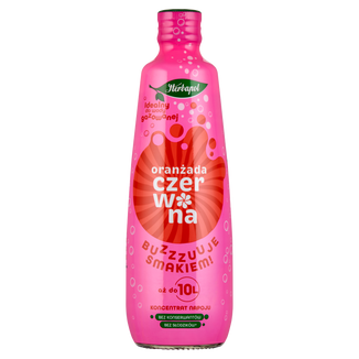 Herbapol Koncentrat napoju, oranżada czerwona, 405 ml Herbapol Koncentrat napoju, oranżada czerwona, 405 ml - zdjęcie produktu