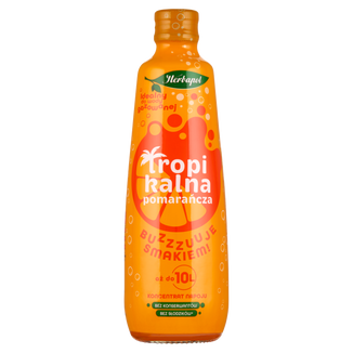 Herbapol Koncentrat napoju, tropikalna pomarańcza, 405 ml Herbapol Koncentrat napoju, tropikalna pomarańcza, 405 ml - zdjęcie produktu
