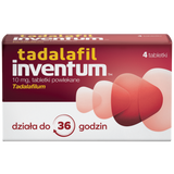 Tadalafil Inventum 10 mg, 4 tabletki - miniaturka zdjęcia produktu