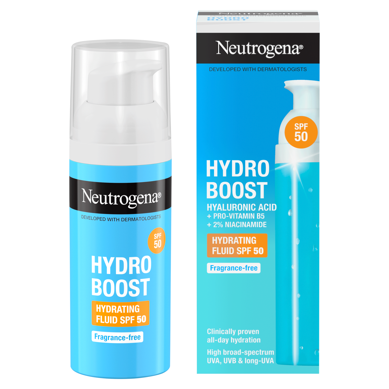 Neutrogena Neutrogena Hydro Boost, hydratisierend Gesichtscreme, SPF 50, 50 ml — Inhaltsstoffe und Bewertung