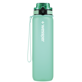 Wessper ActiveMax Triline, butelka z miarką, miętowa, 1000 ml - zdjęcie produktu