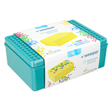 Wessper Til Til, lunchbox, turkusowy, 1 sztuka + klocki dla dzieci - miniaturka zdjęcia produktu