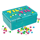 Wessper Til Til, lunchbox, turkusowy, 1 sztuka + klocki dla dzieci - miniaturka zdjęcia produktu