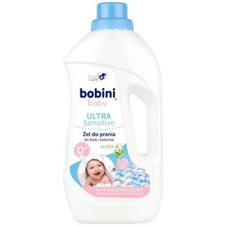 Bobini Baby Ultra Sensitive, żel do prania, od urodzenia, 1,5 l Bobini Baby Ultra Sensitive, żel do prania, od urodzenia, 1,5 l - zdjęcie produktu