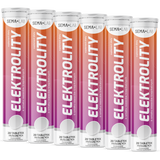 Zestaw SEMA Lab Elektrolity, smak owoców tropikalnych, 6 x 20 tabletek musujących - miniaturka zdjęcia produktu