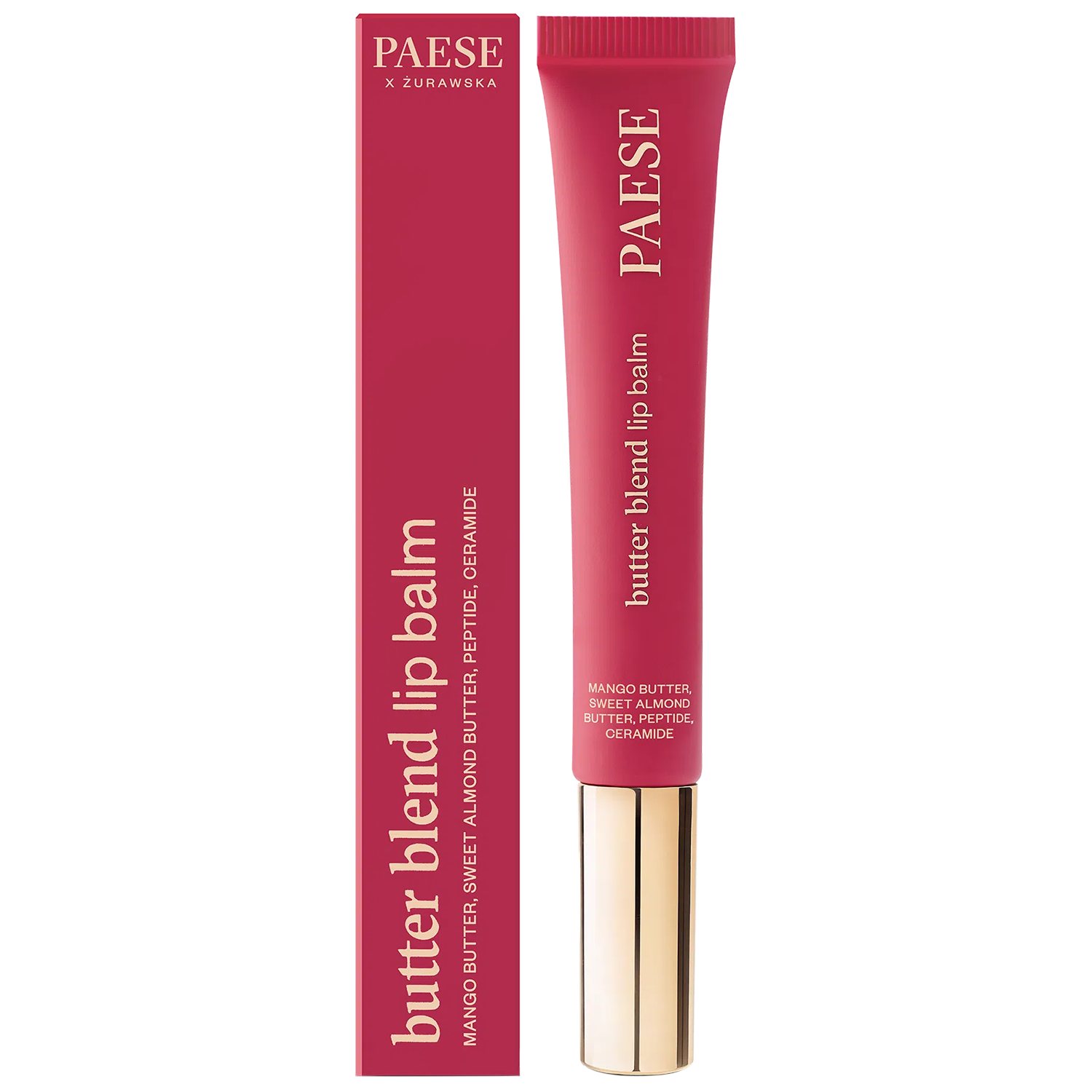Paese Paese Butter Blend 04 raspberry glaze, balsam koloryzujący do ust, 9 ml — Składniki i ocena