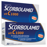 Scorbolamid Vit C 1000, 30 tabletek - miniaturka zdjęcia produktu