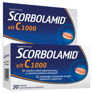 Scorbolamid Vit C 1000, 30 tabletek - zdjęcie produktu