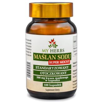 My Herbs Maślan sodu, 100 kapsułek My Herbs Maślan sodu, 100 kapsułek - zdjęcie produktu