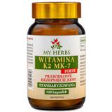 My Herbs Witamina K2 Mk-7 Forte, 120 kapsułek - miniaturka zdjęcia produktu