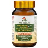 My Herbs Coenzyme Q10, Kwas Hialuronowy, OPC i Witamina C, 120 kapsułek - miniaturka zdjęcia produktu
