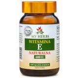 My Herbs Witamina E Naturalna, 100 kapsułek - miniaturka zdjęcia produktu