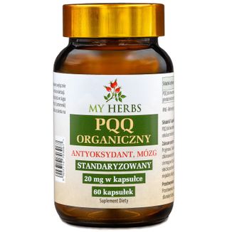 My Herbs PQQ, 60 kapsułek My Herbs PQQ, 60 kapsułek - zdjęcie produktu