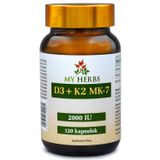 My Herbs D3 + K2 MK7, 120 kapsułek - miniaturka zdjęcia produktu